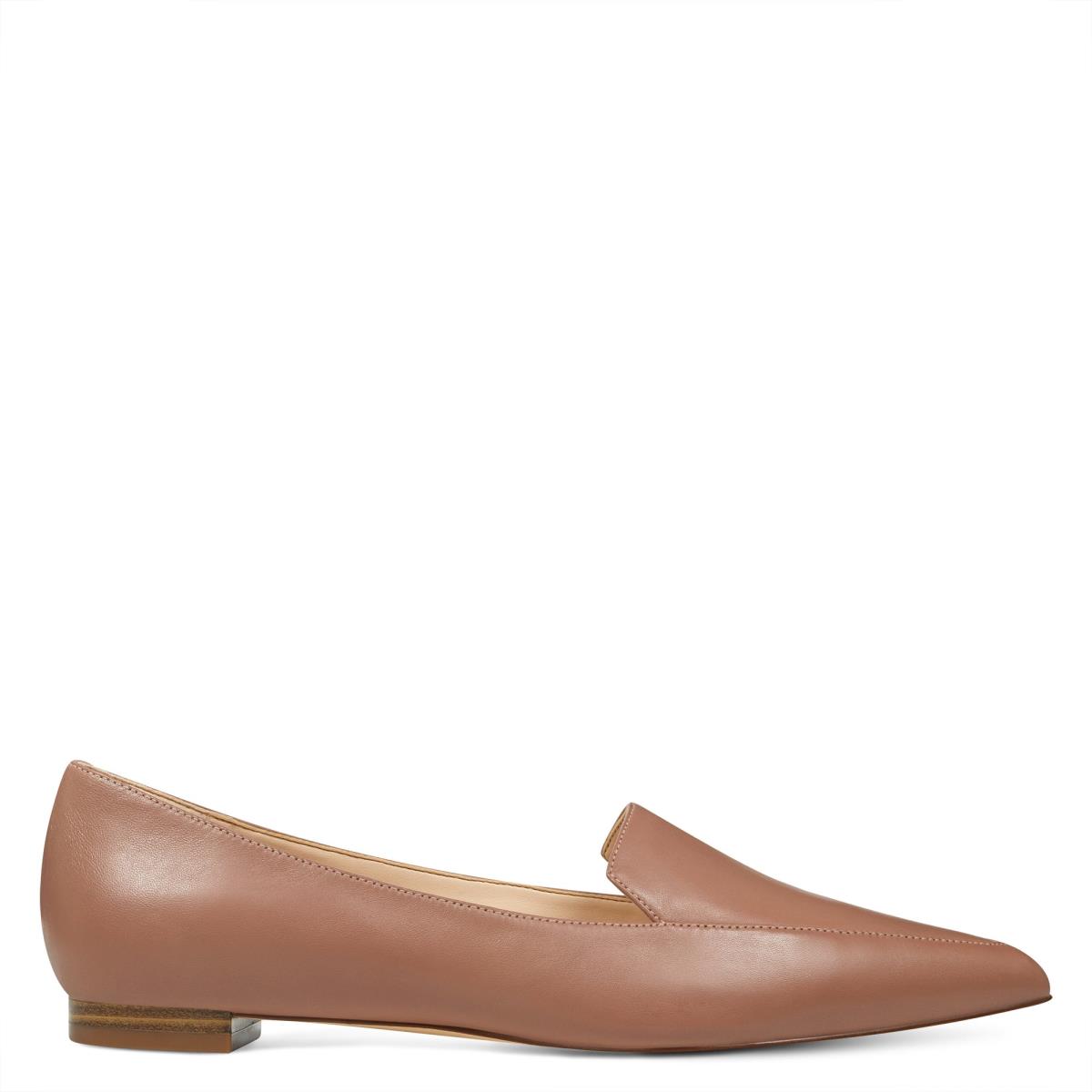 Nine West Abay Smoking Flats Damen Beige | 2615WZOHU