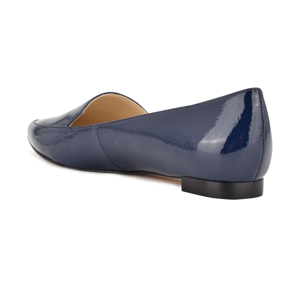 Nine West Abay Smoking Flats Damen Blau | 6582DSOJX