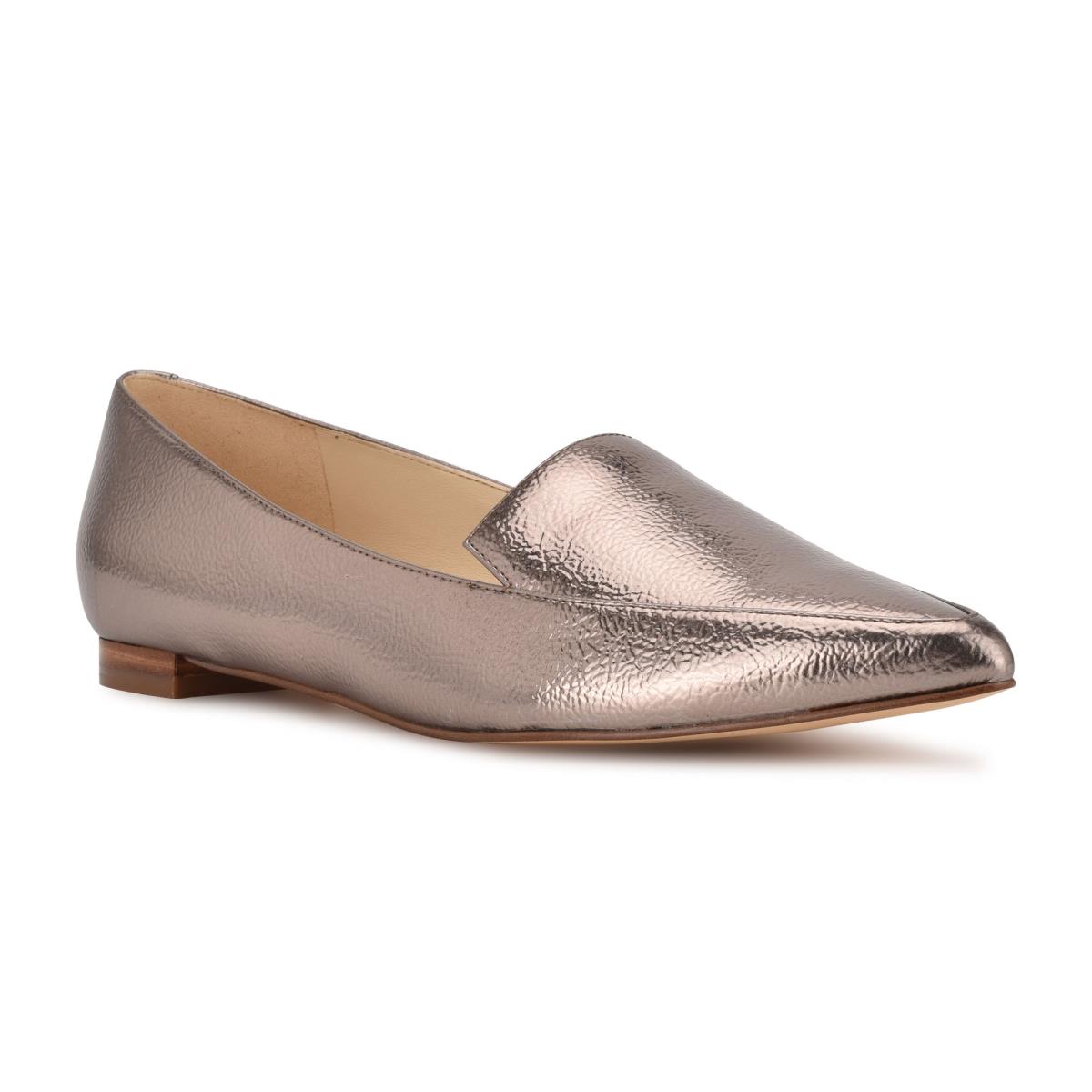 Nine West Abay Smoking Flats Damen Braun | 2136QVIDM