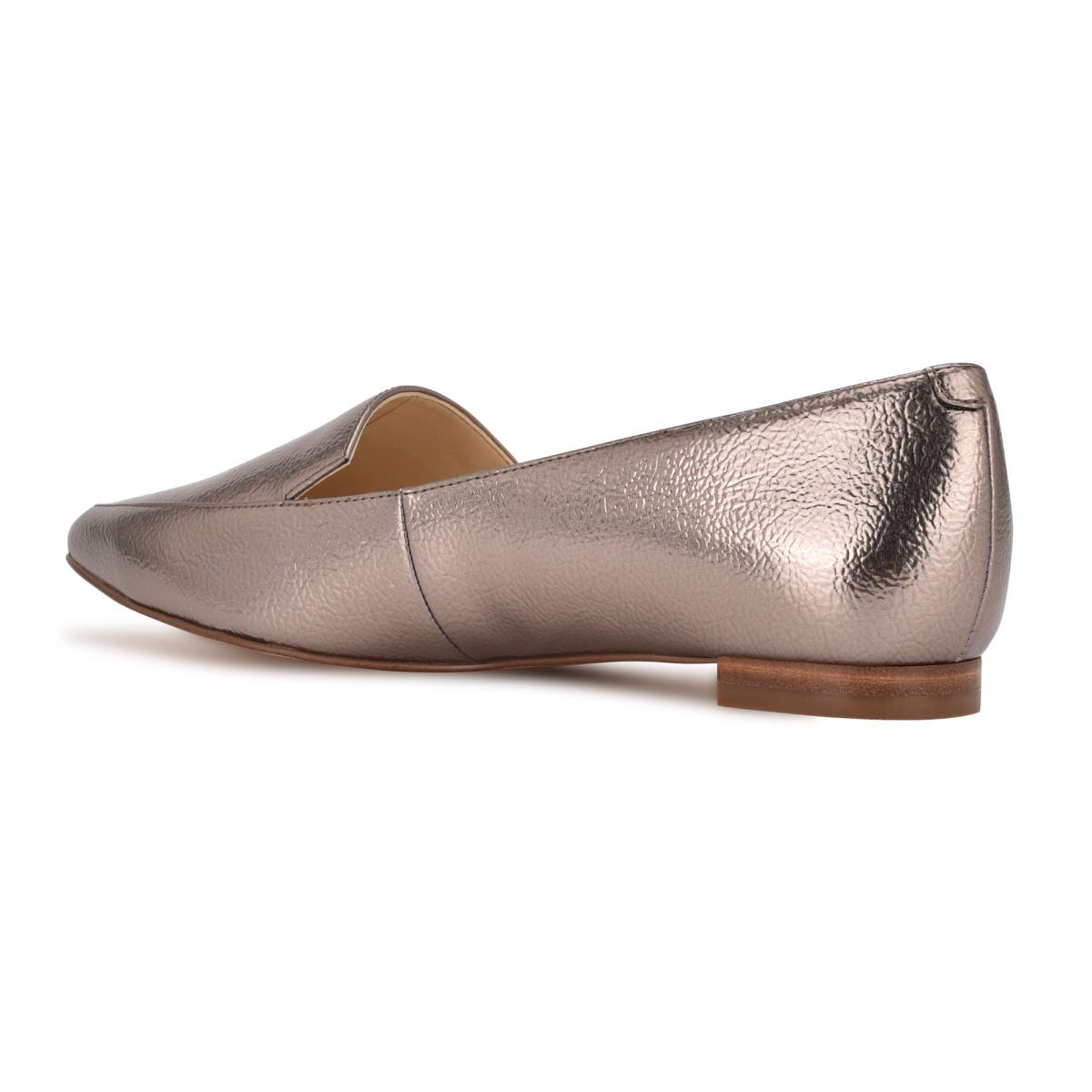 Nine West Abay Smoking Flats Damen Braun | 2136QVIDM