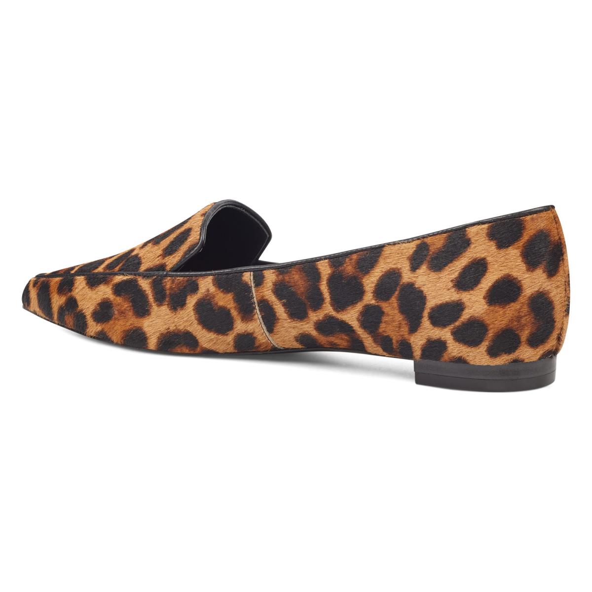 Nine West Abay Smoking Flats Damen Leopard | 9501KIFPX