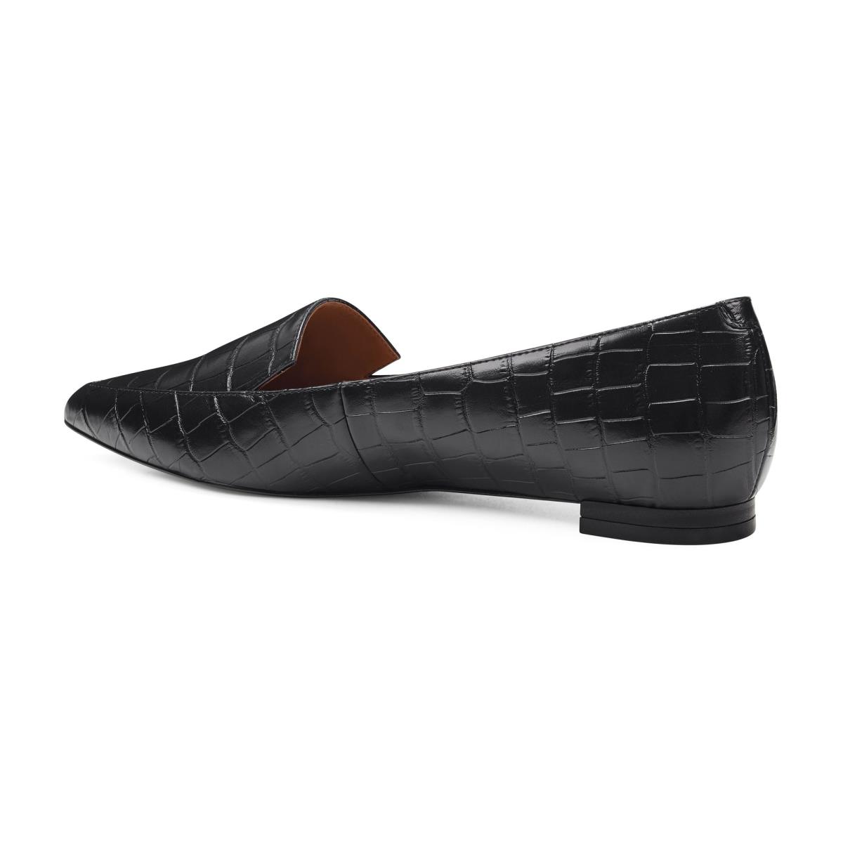 Nine West Abay Smoking Flats Damen Schwarz | 4803IYZND