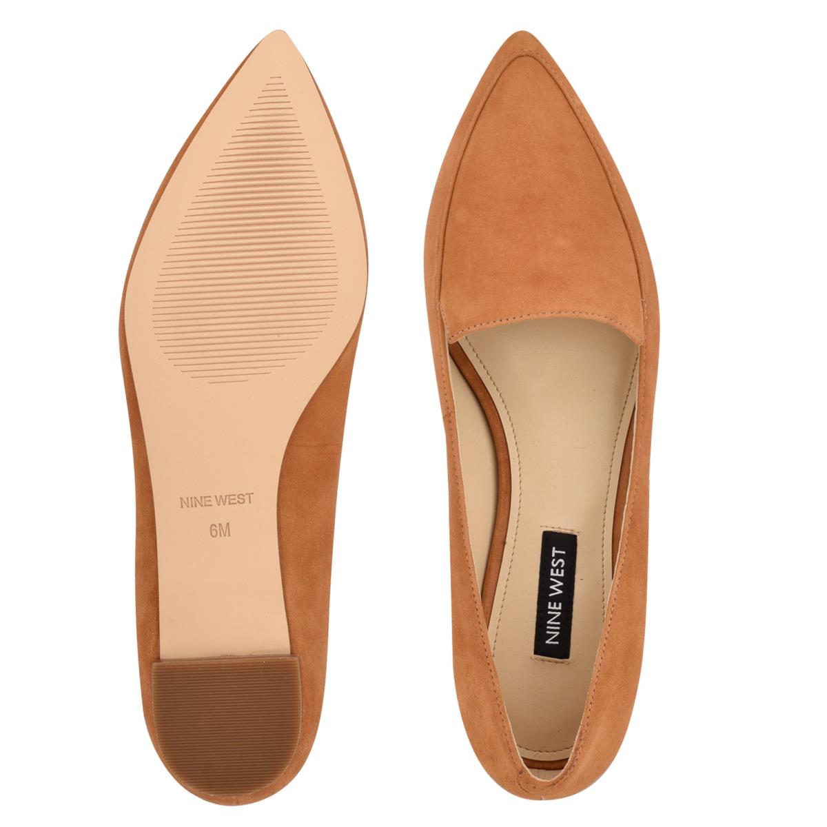 Nine West Abay Smoking Flats Damen Senfgelb | 3829ZGMVK