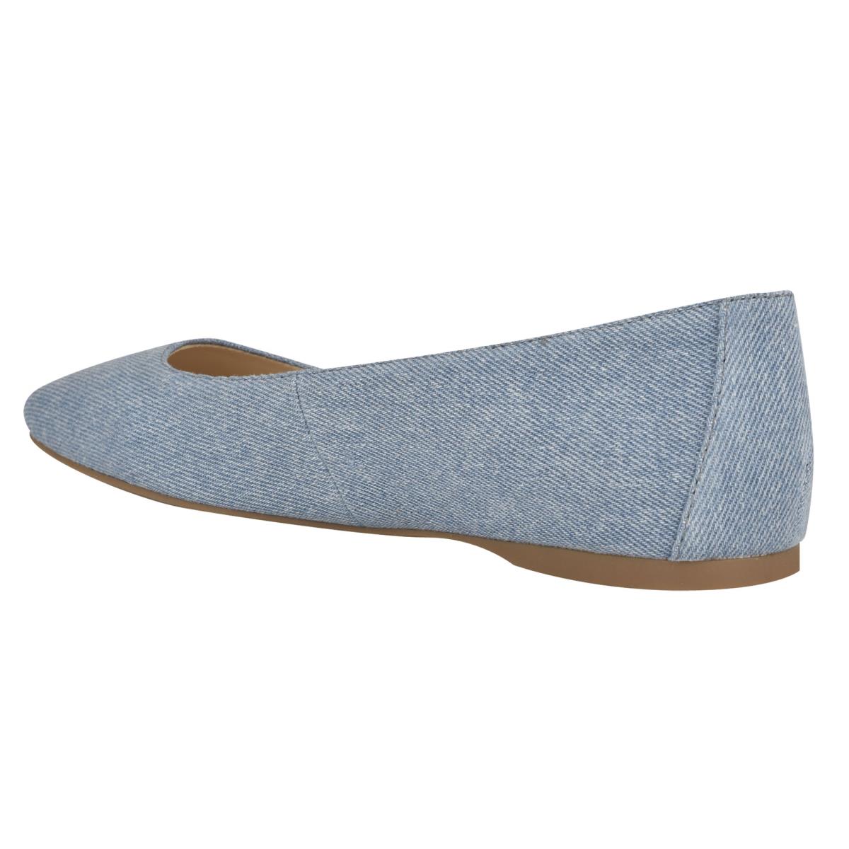 Nine West Alena Square-Kappe Ballerinas Damen Blau | 2857WTXQS