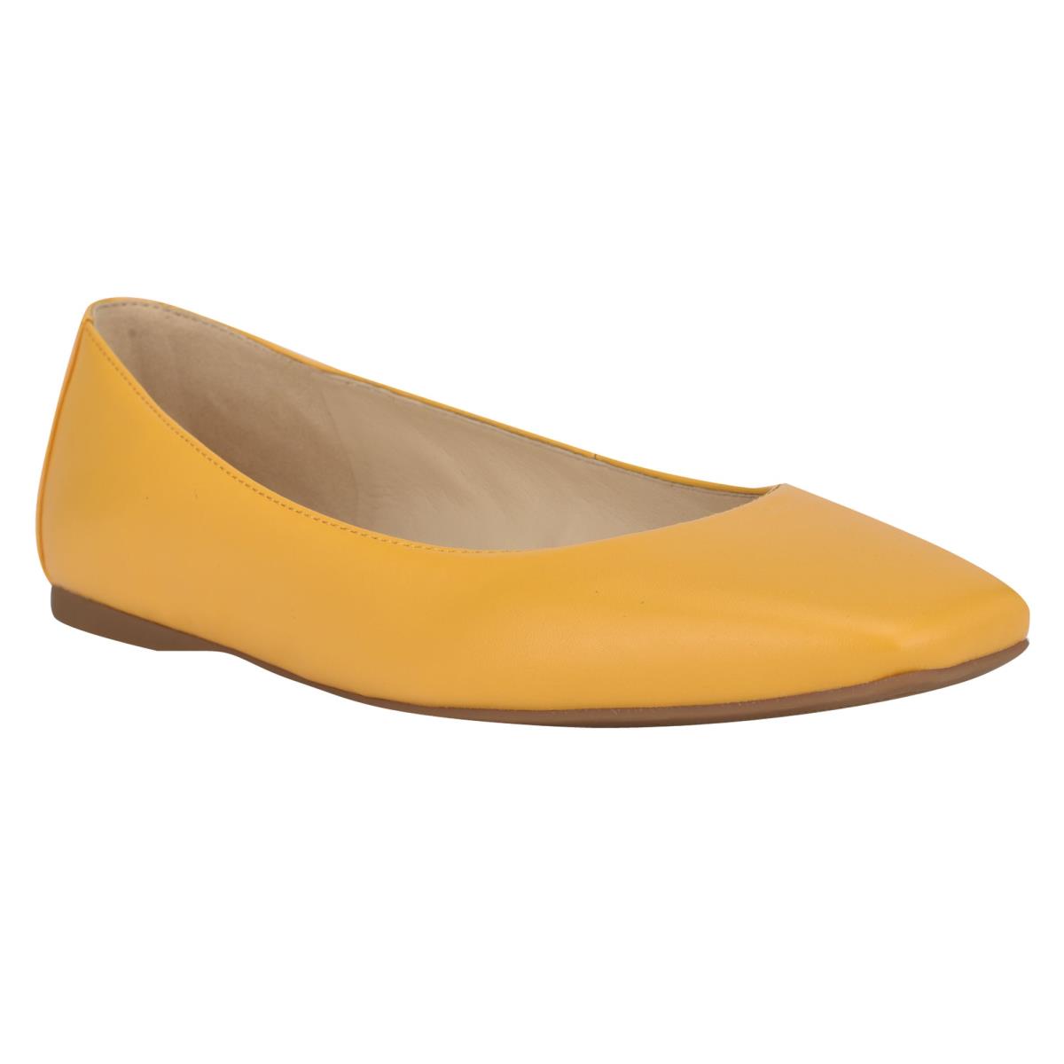 Nine West Alena Square-Kappe Ballerinas Damen Gelb | 7036UCXVL