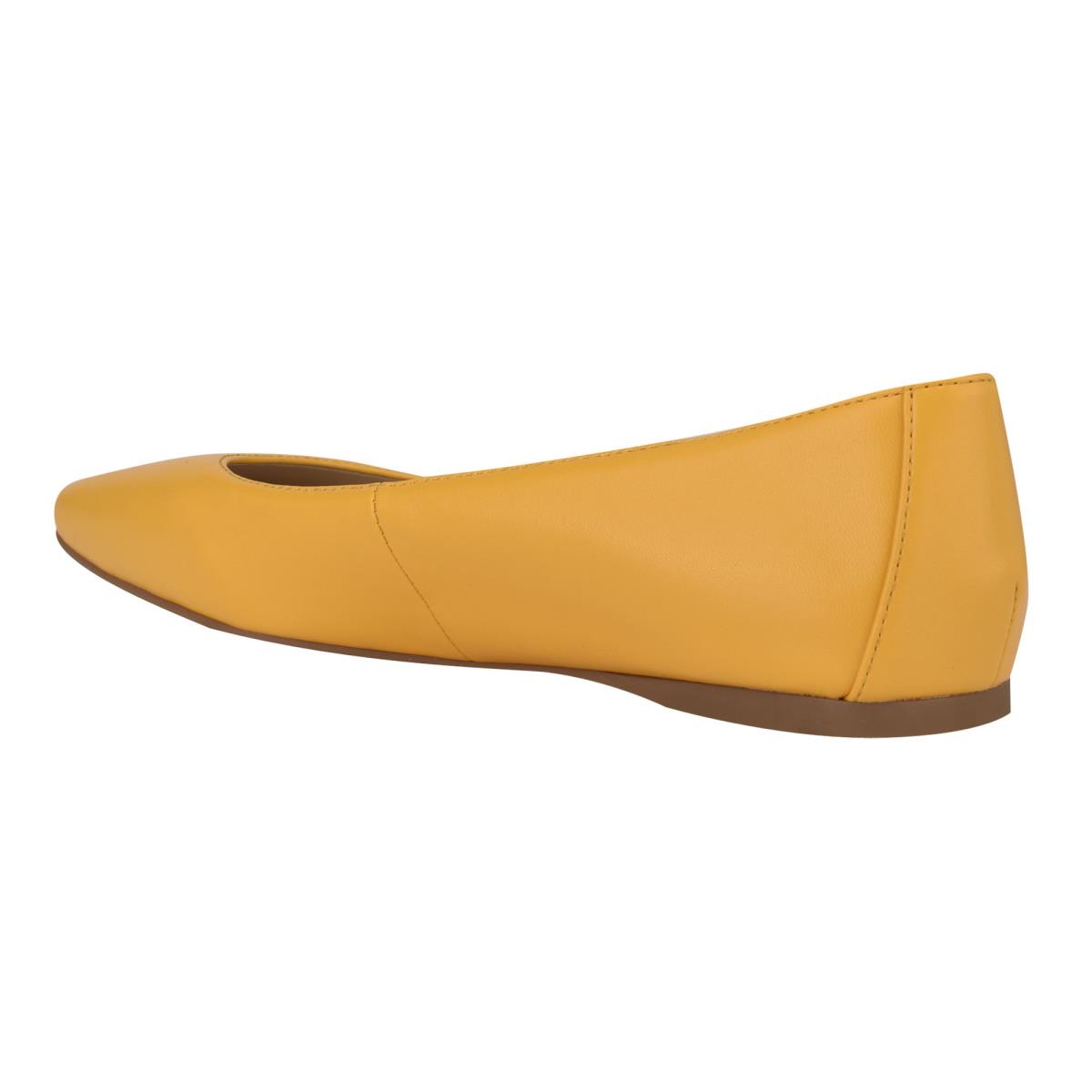 Nine West Alena Square-Kappe Ballerinas Damen Gelb | 7036UCXVL