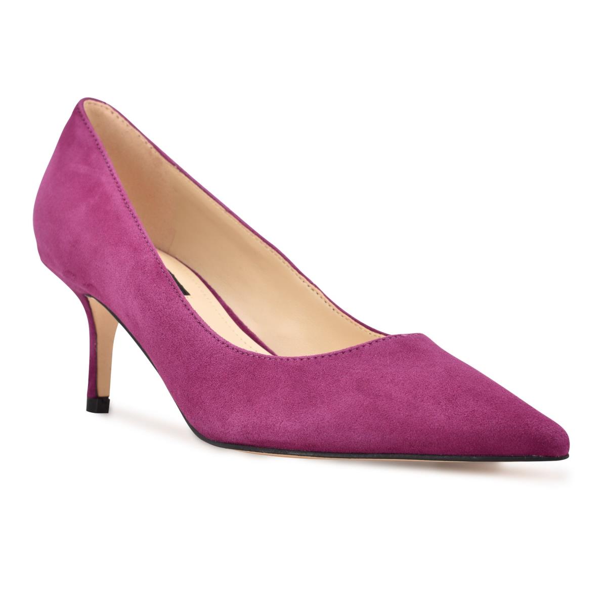 Nine West Arlene Pointy Kappe Pumps Damen Lila | 1632YQFNI