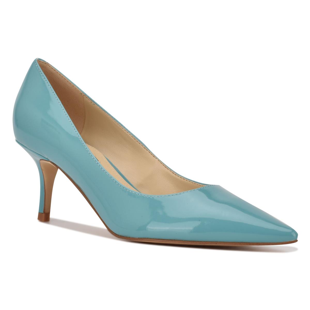 Nine West Arlene Pointy Kappe Pumps Damen Blau | 4175GIMOX