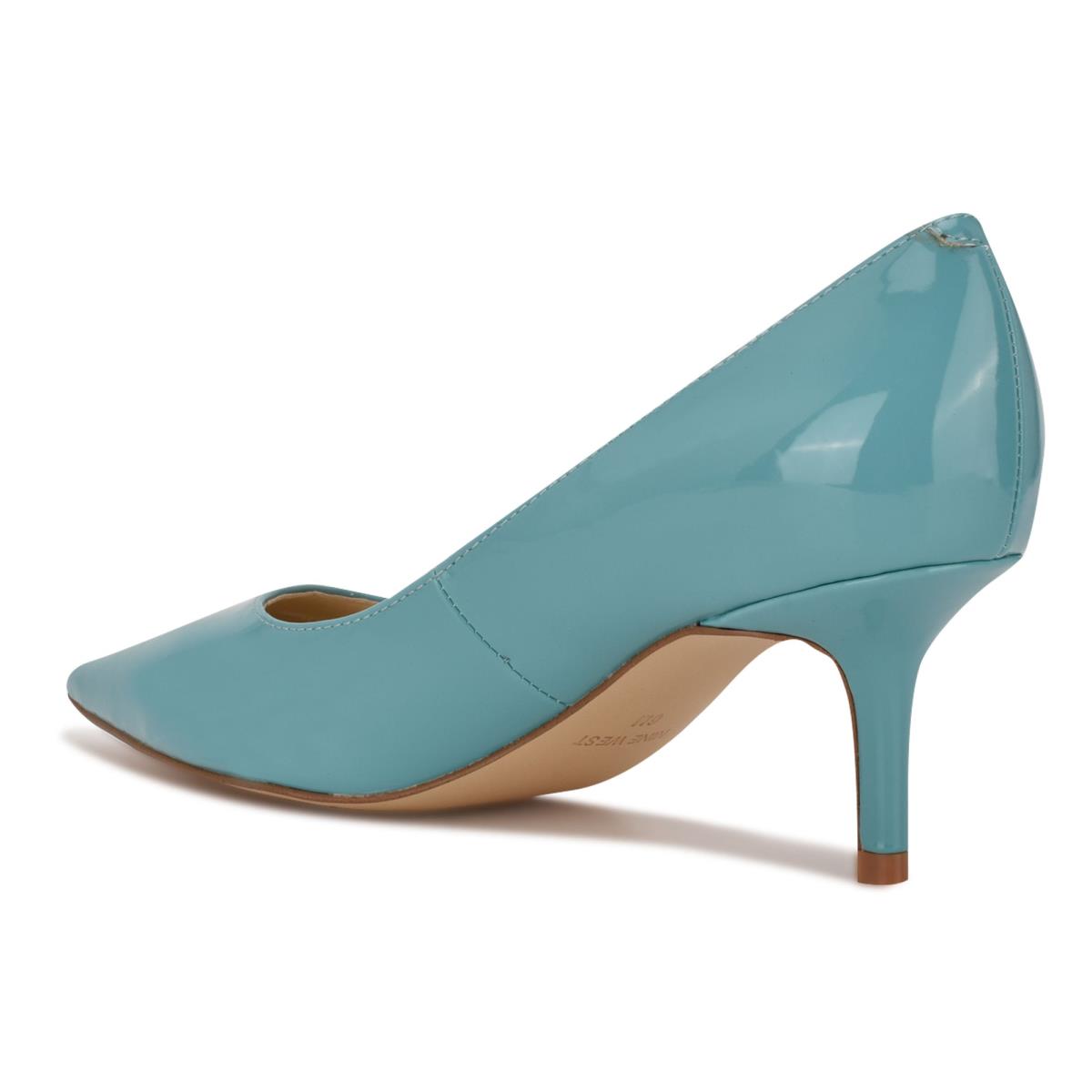 Nine West Arlene Pointy Kappe Pumps Damen Blau | 4175GIMOX