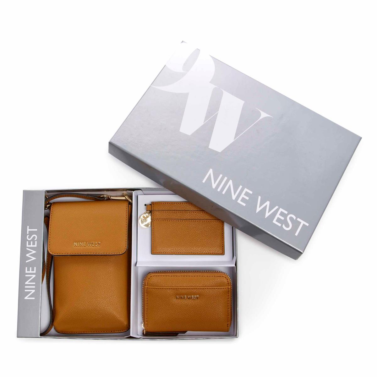 Nine West Azalea 3 Piece Box Set Geldbörse Damen Orange | 2370EPVMQ