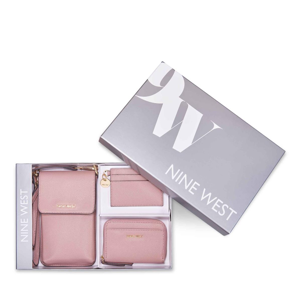 Nine West Azalea 3 Piece Box Set Geldbörse Damen Rosa | 3456XSPLE