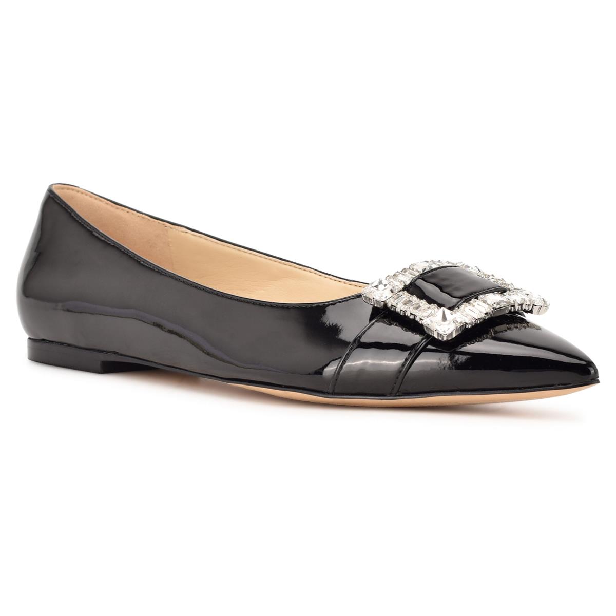 Nine West Behold Kleider Ballerinas Damen Schwarz | 1468RGHEX