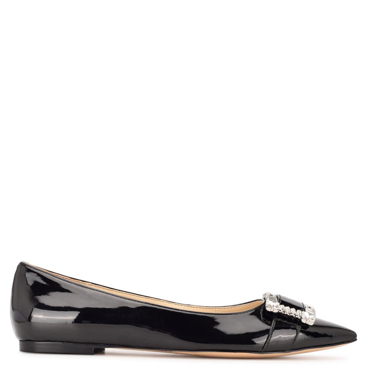 Nine West Behold Kleider Ballerinas Damen Schwarz | 1468RGHEX