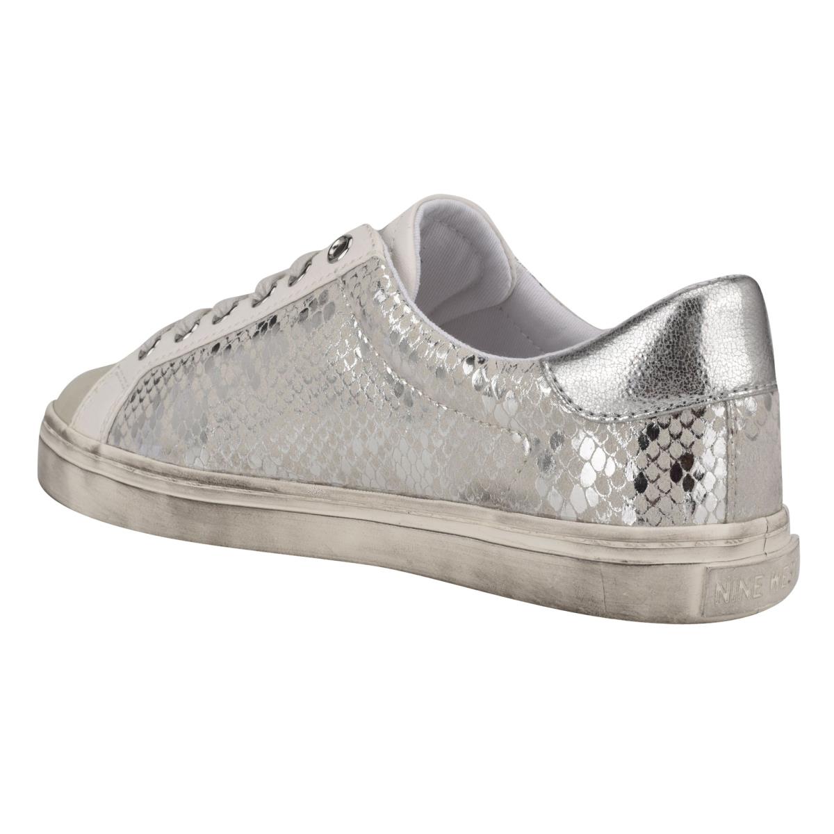 Nine West Best Lässige Turnschuhe Damen Silber | 0427NDORM