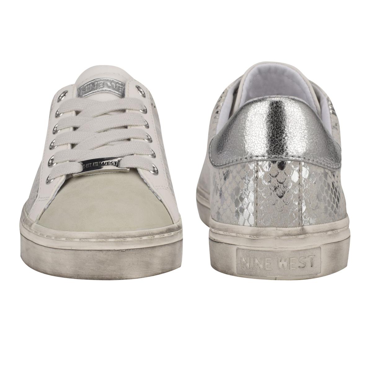 Nine West Best Lässige Turnschuhe Damen Silber | 0427NDORM