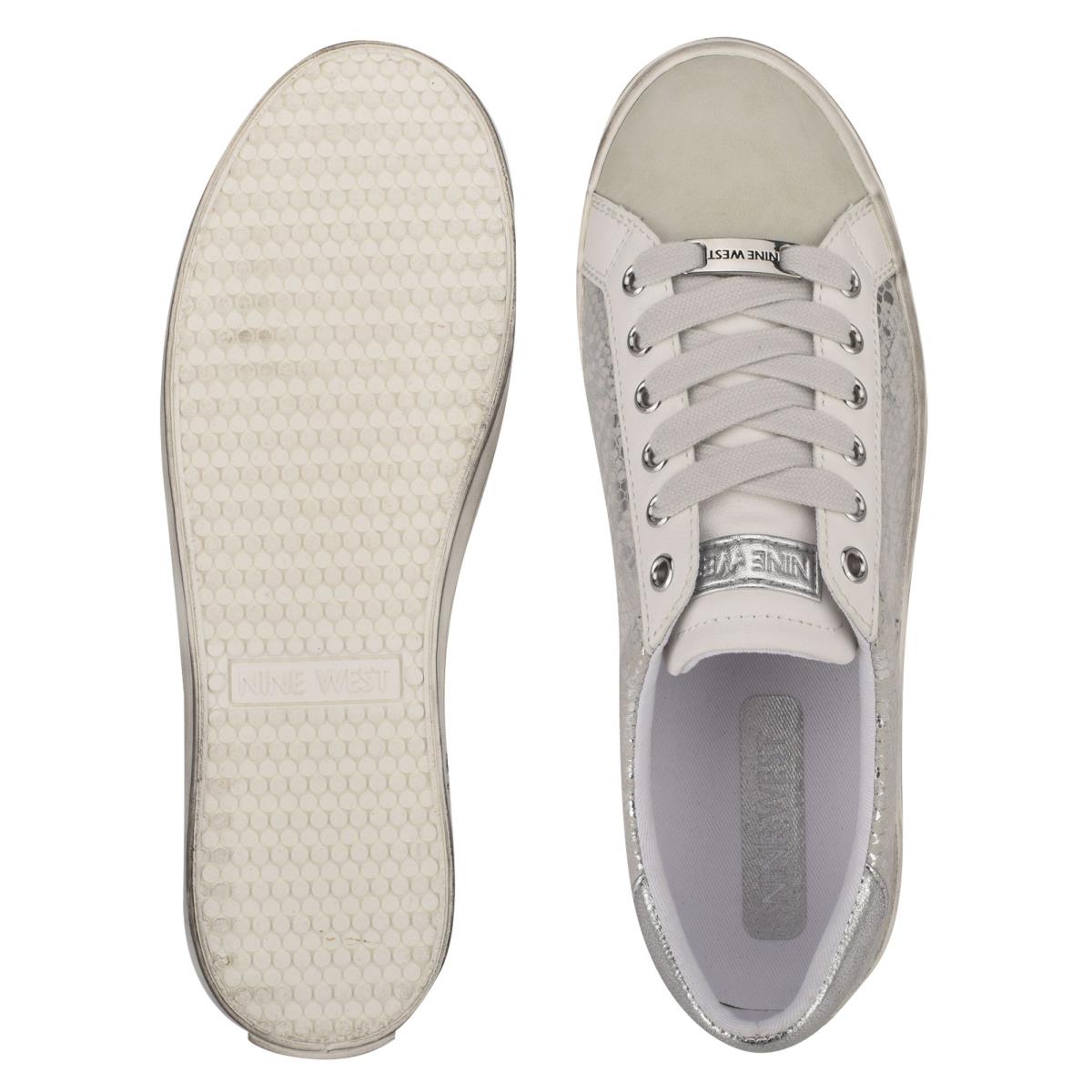 Nine West Best Lässige Turnschuhe Damen Silber | 0427NDORM