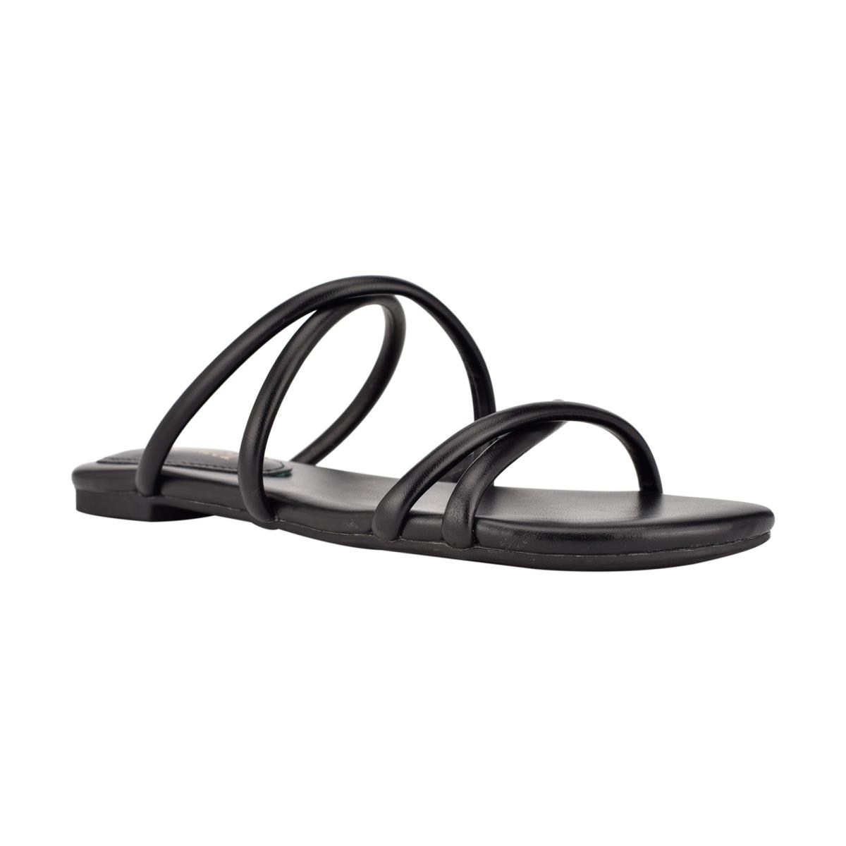 Nine West Beva Flache Rutschen Sie Sandalen Damen Schwarz | 9345LYFMO