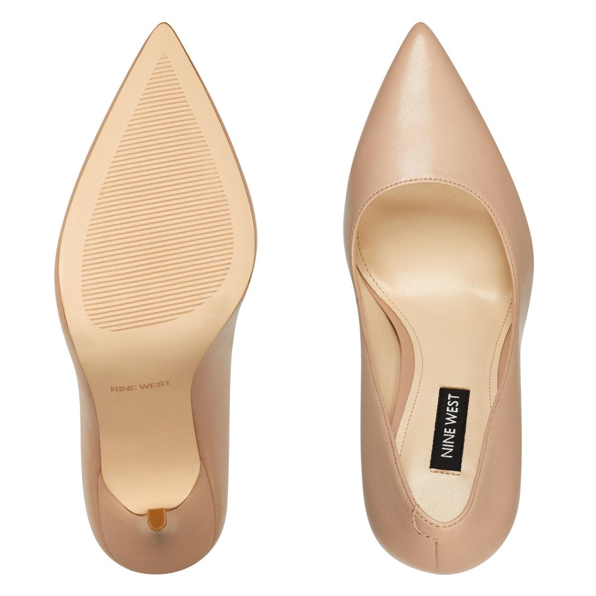 Nine West Bliss Pointy Kappe Pumps Damen Hellbeige | 4728KUAGC