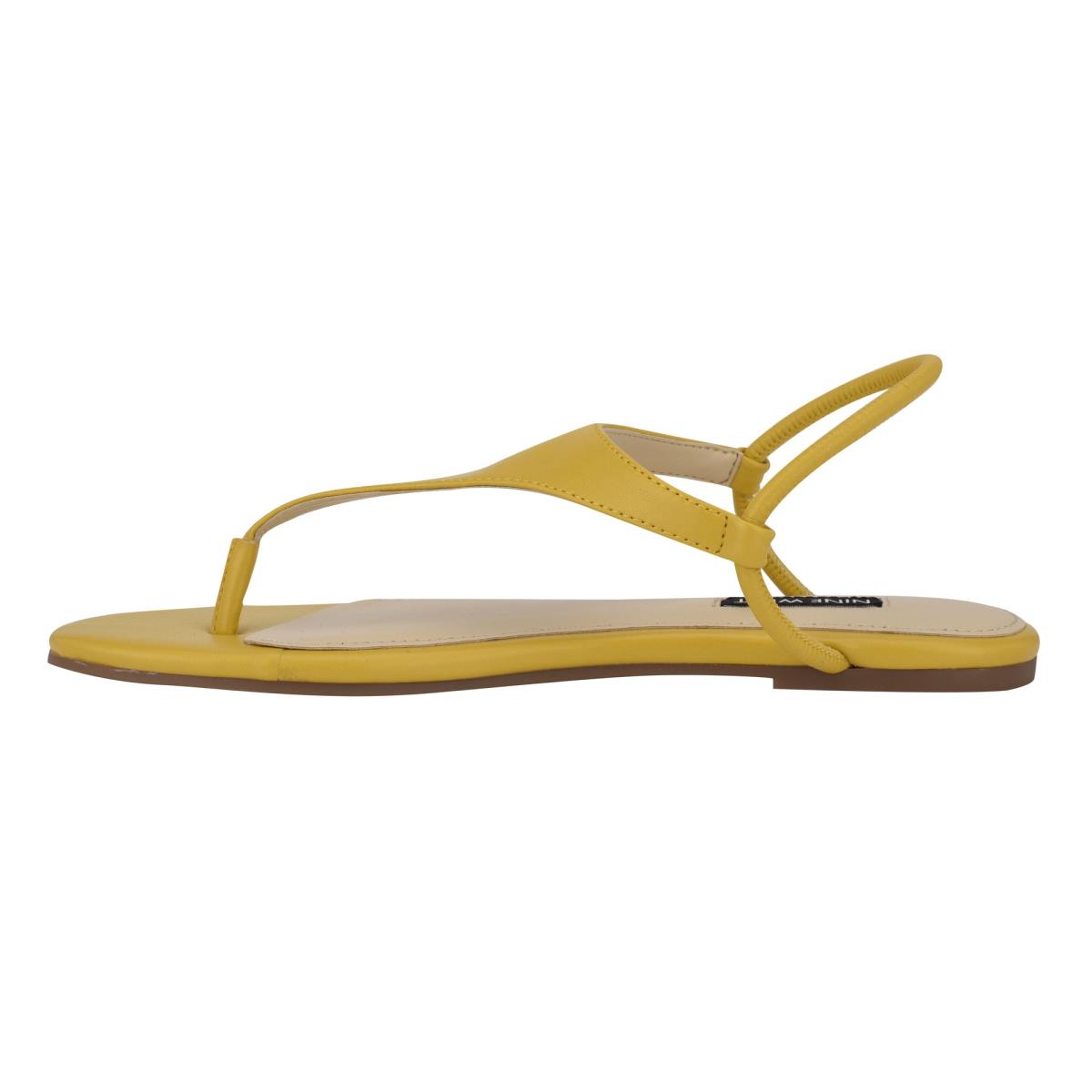 Nine West Braydin Stretch Flache Sandalen Damen Gelb | 6091UFLWS