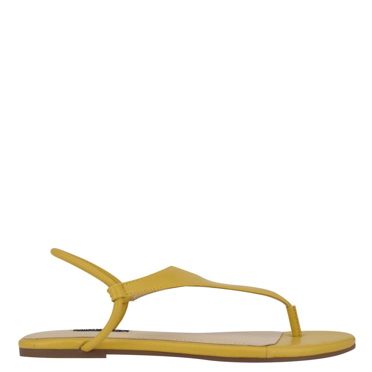 Nine West Braydin Stretch Flache Sandalen Damen Gelb | 6091UFLWS