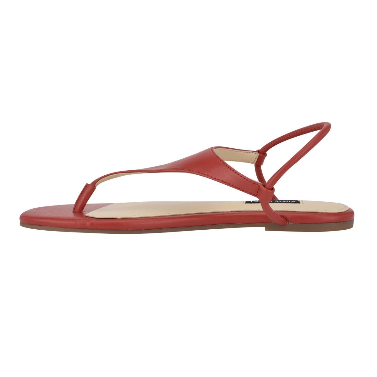 Nine West Braydin Stretch Flache Sandalen Damen Rot | 9764VTYMI