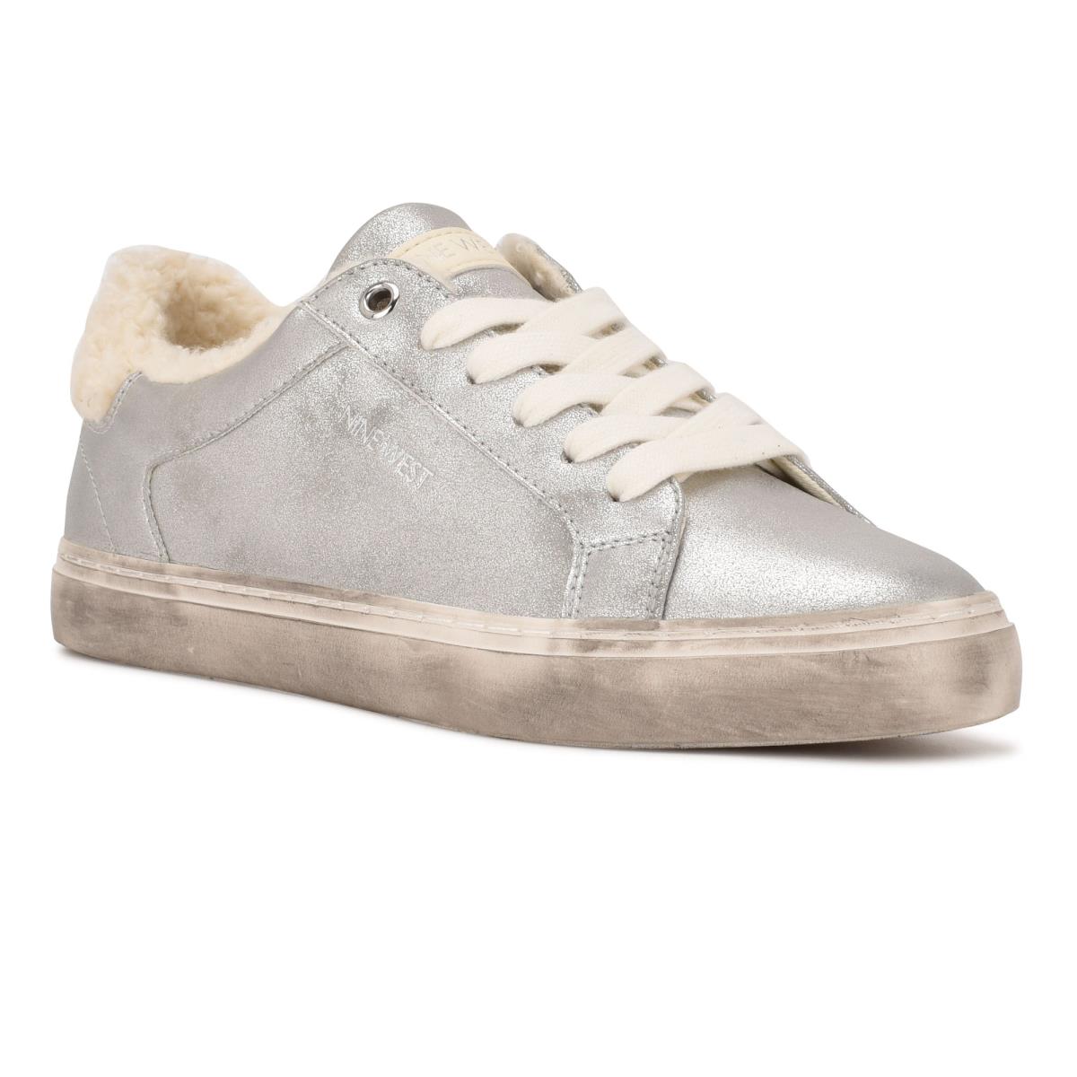 Nine West Bribe Lässige Turnschuhe Damen Silber | 4362DRLUT