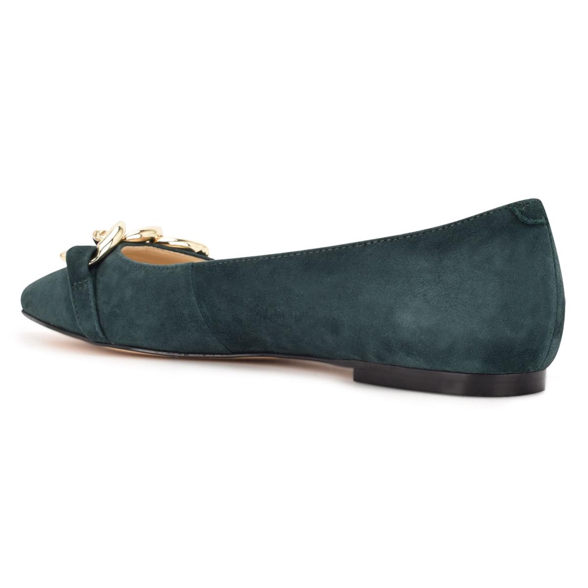 Nine West Brinks Pointy Kappe Ballerinas Damen Blau | 3068OJEHK