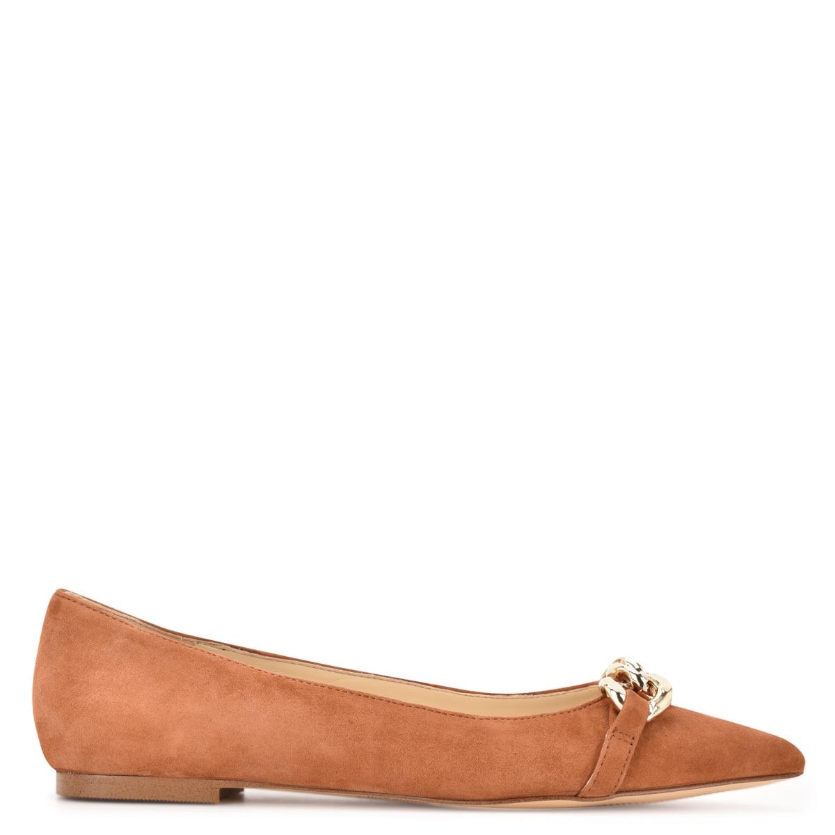 Nine West Brinks Pointy Kappe Ballerinas Damen Beige | 3712KCQWX