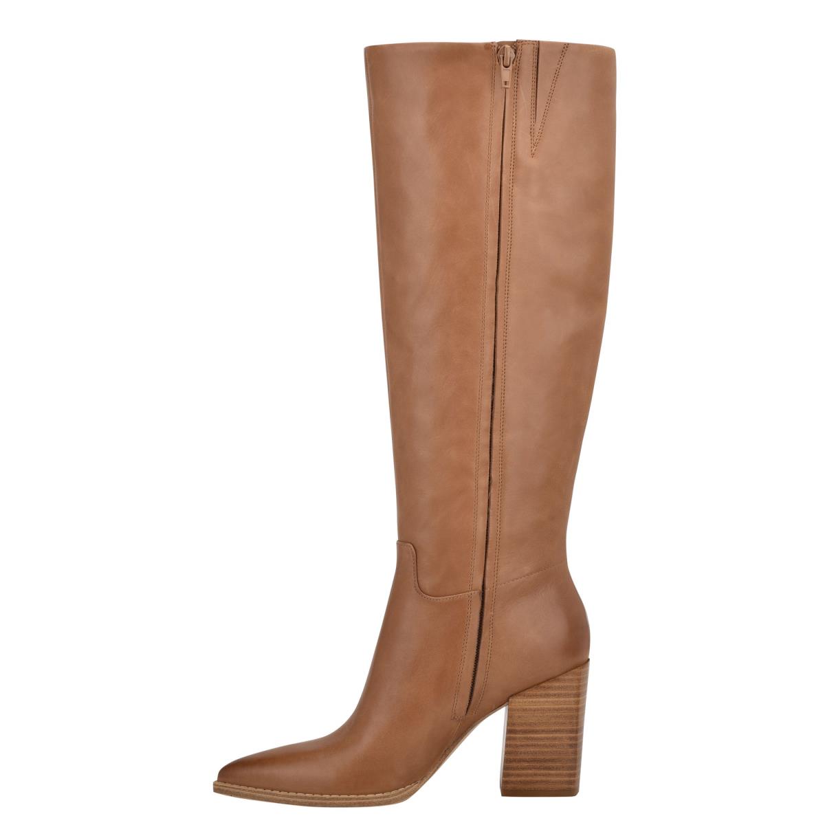 Nine West Brixe Stiefel mit Absatz Damen Beige | 5963MUQOW