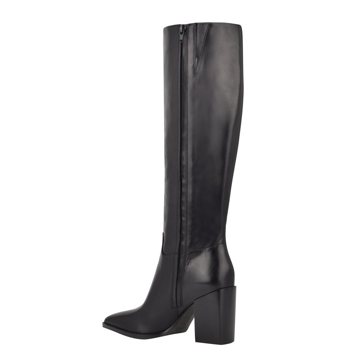 Nine West Brixe Stiefel mit Absatz Damen Schwarz | 6054OEYBX