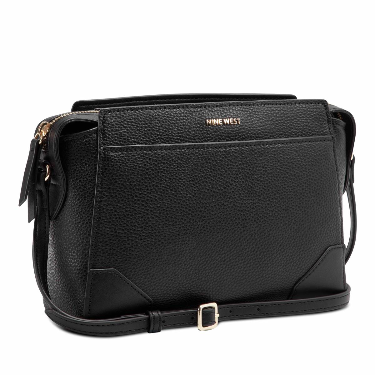 Nine West Brooklyn Jet Set crossbody taschen Damen Schwarz | 5348ZERDK