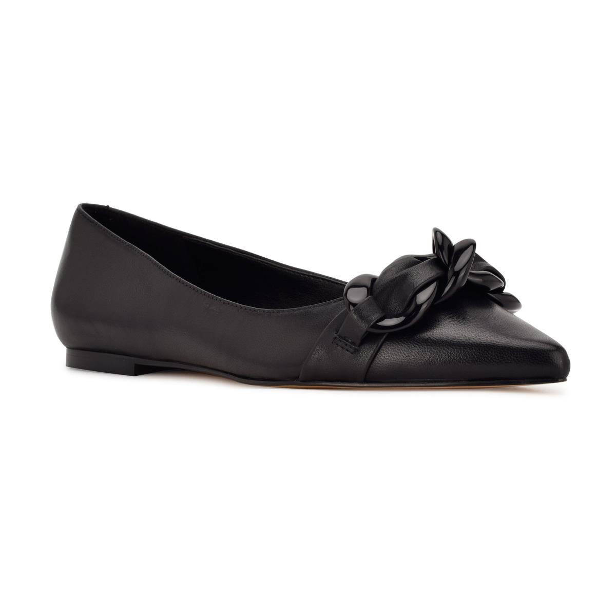 Nine West Buyme Pointy Kappe Ballerinas Damen Schwarz | 1506CNSPV