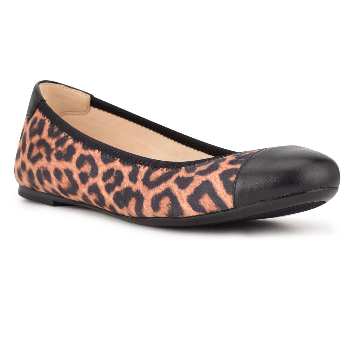 Nine West Capted Ballet Ballerinas Damen Leopard | 1946BXFGM