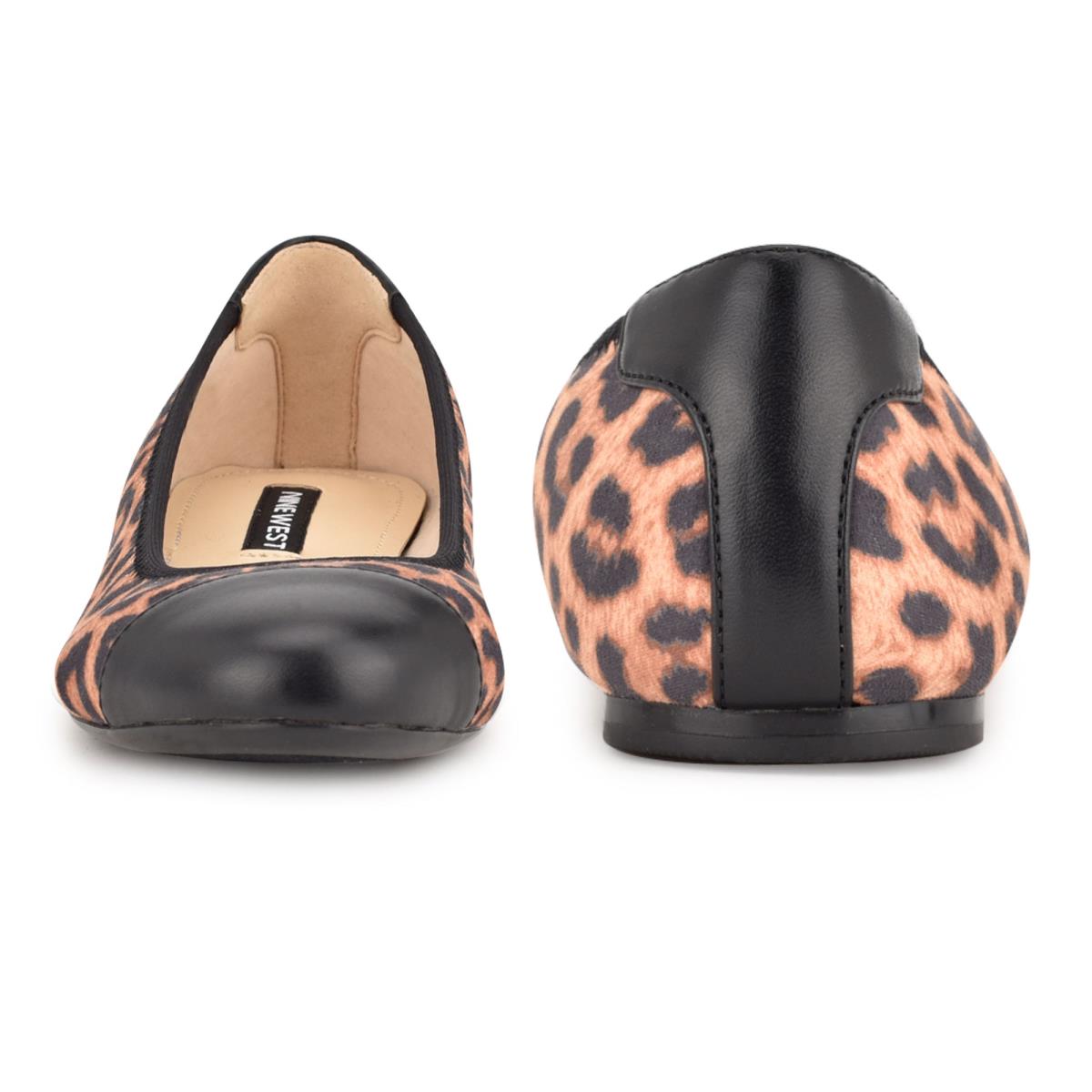 Nine West Capted Ballet Ballerinas Damen Leopard | 1946BXFGM