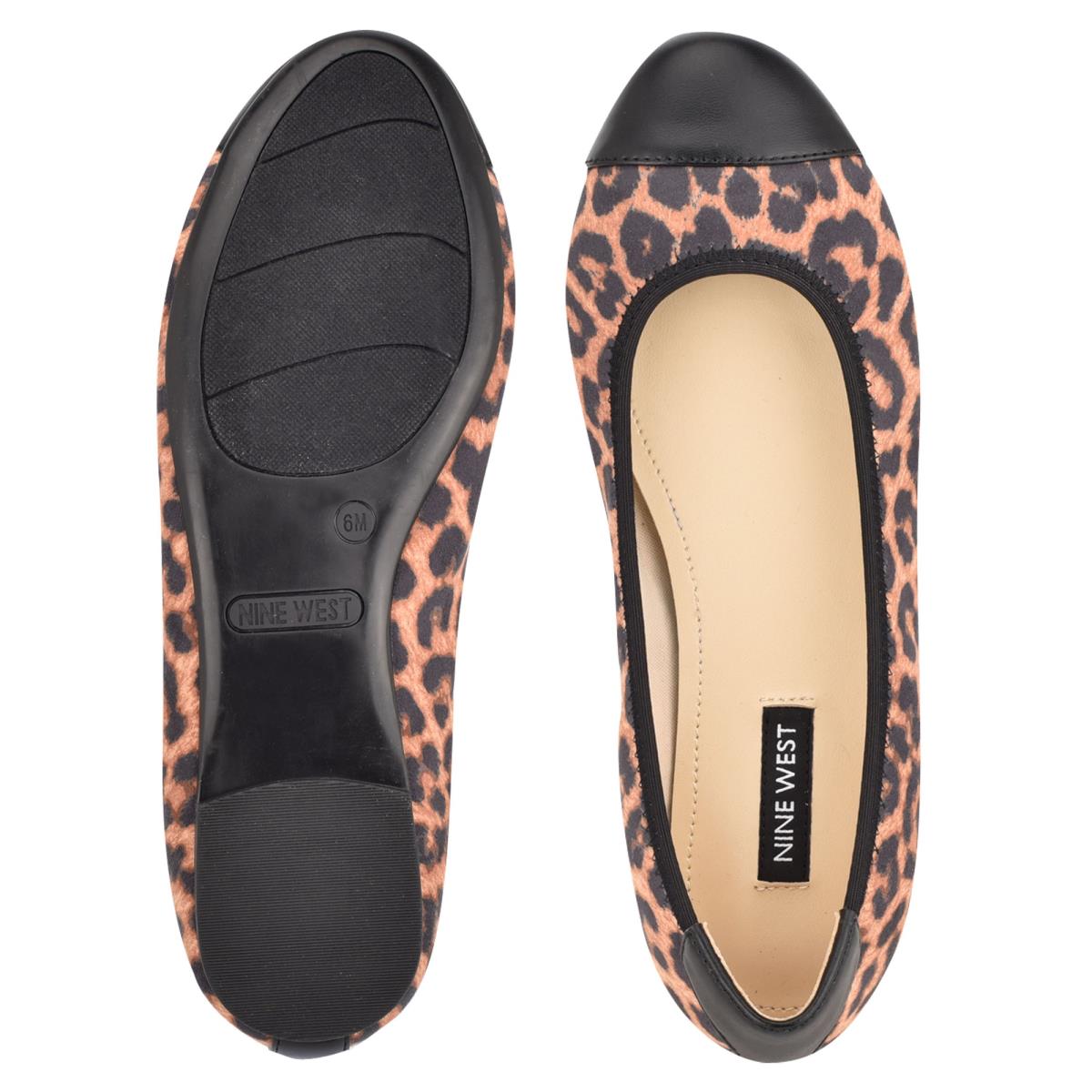 Nine West Capted Ballet Ballerinas Damen Leopard | 1946BXFGM