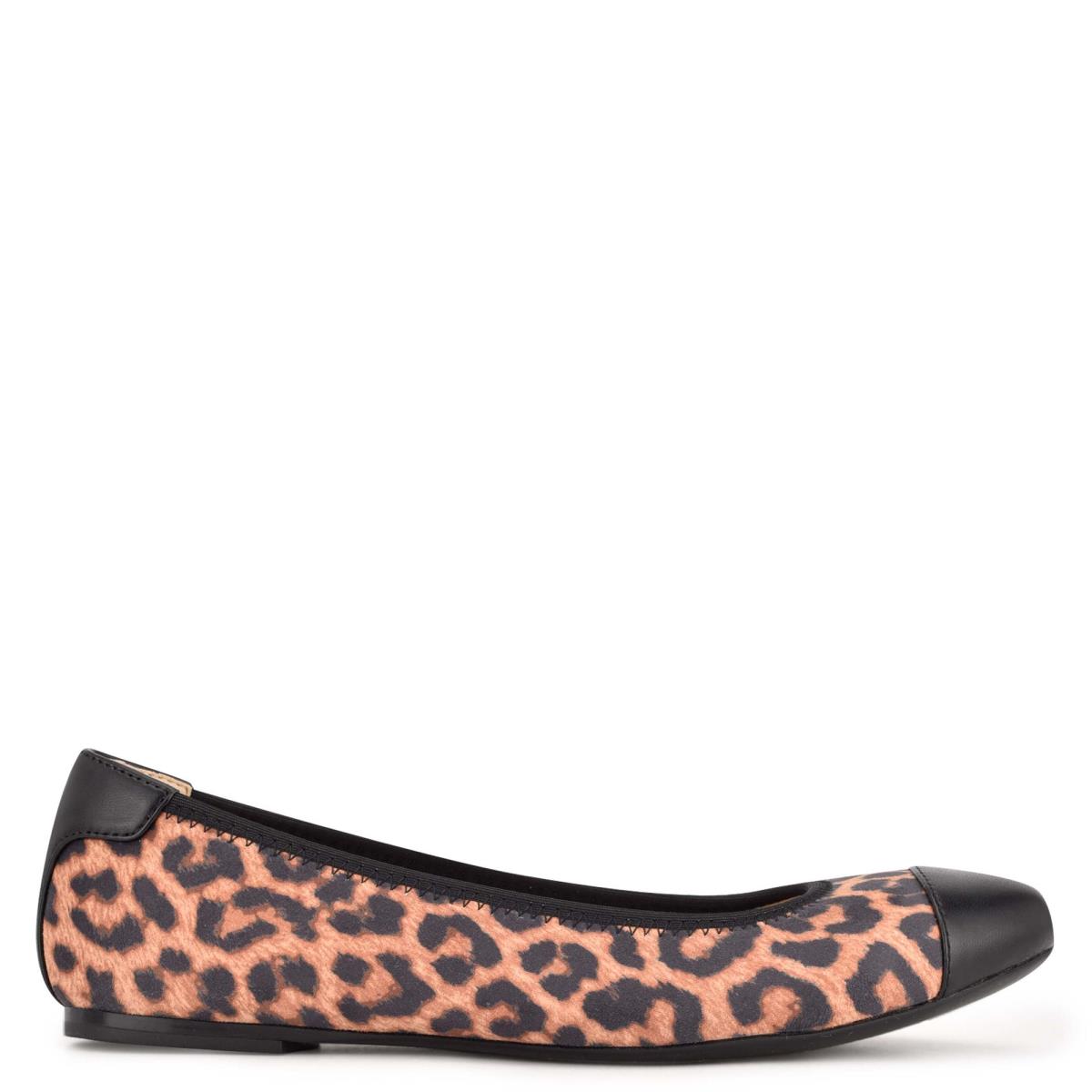 Nine West Capted Ballet Ballerinas Damen Leopard | 1946BXFGM