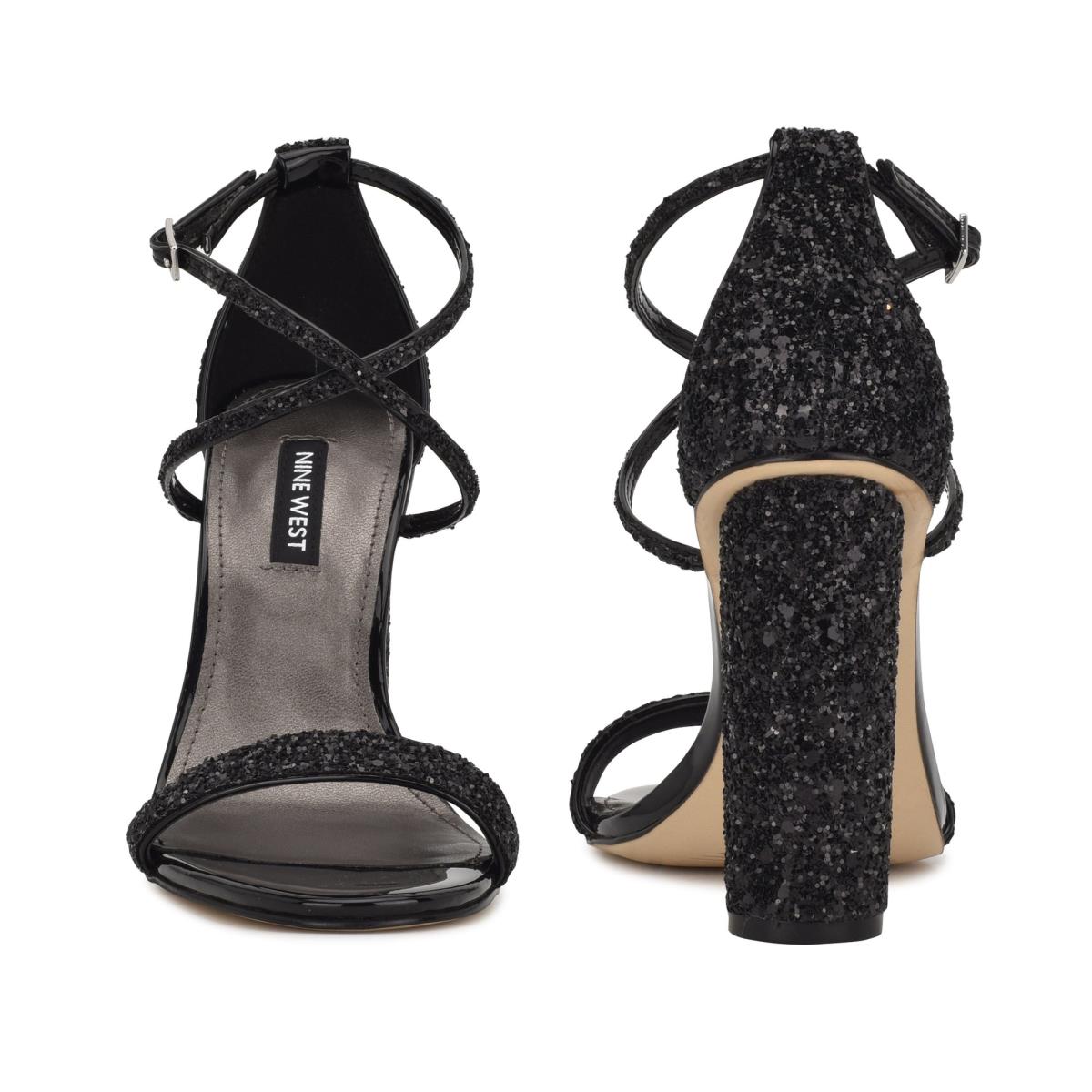 Nine West Celebra Sandalen Absatz Damen Schwarz | 1072CFVBY