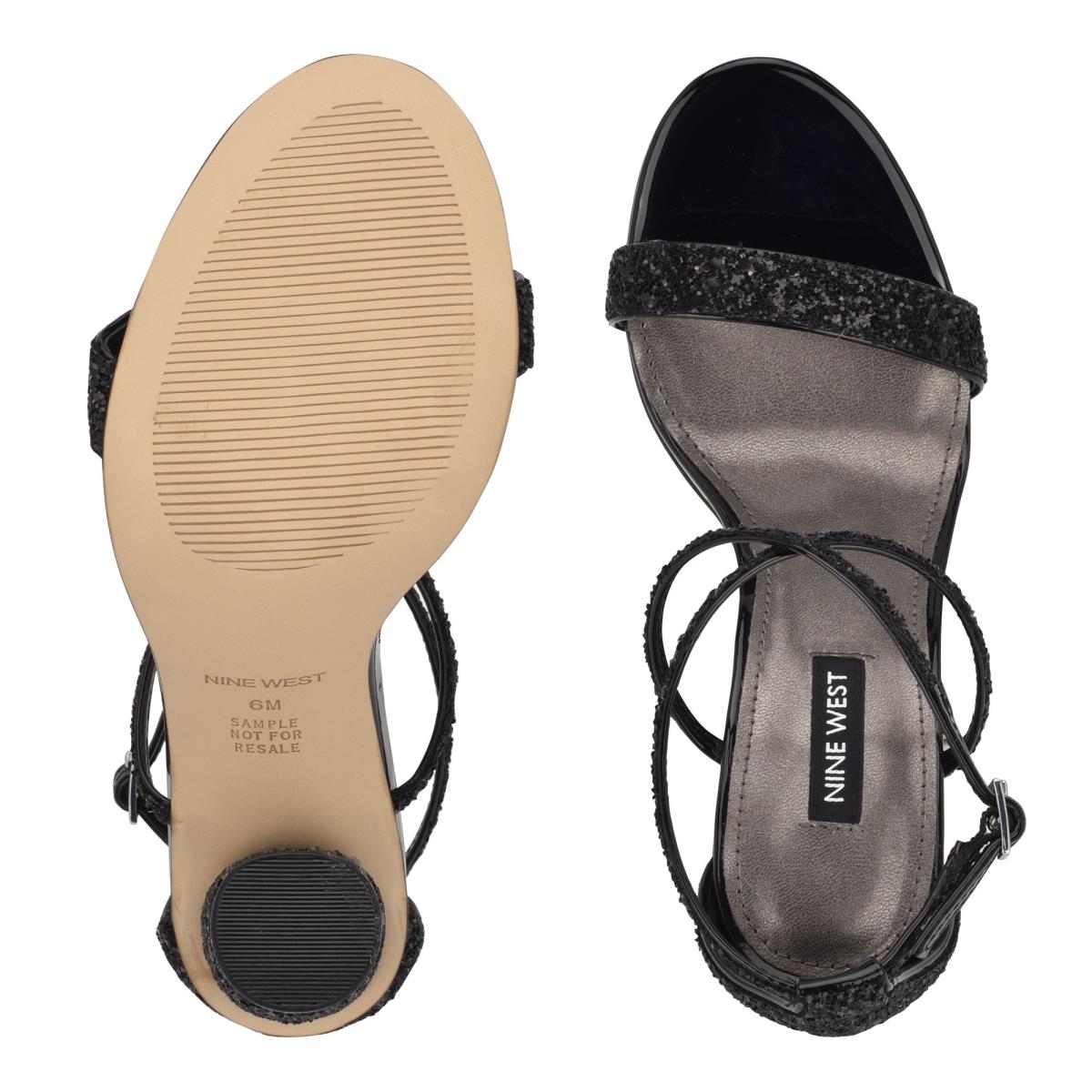 Nine West Celebra Sandalen Absatz Damen Schwarz | 1072CFVBY