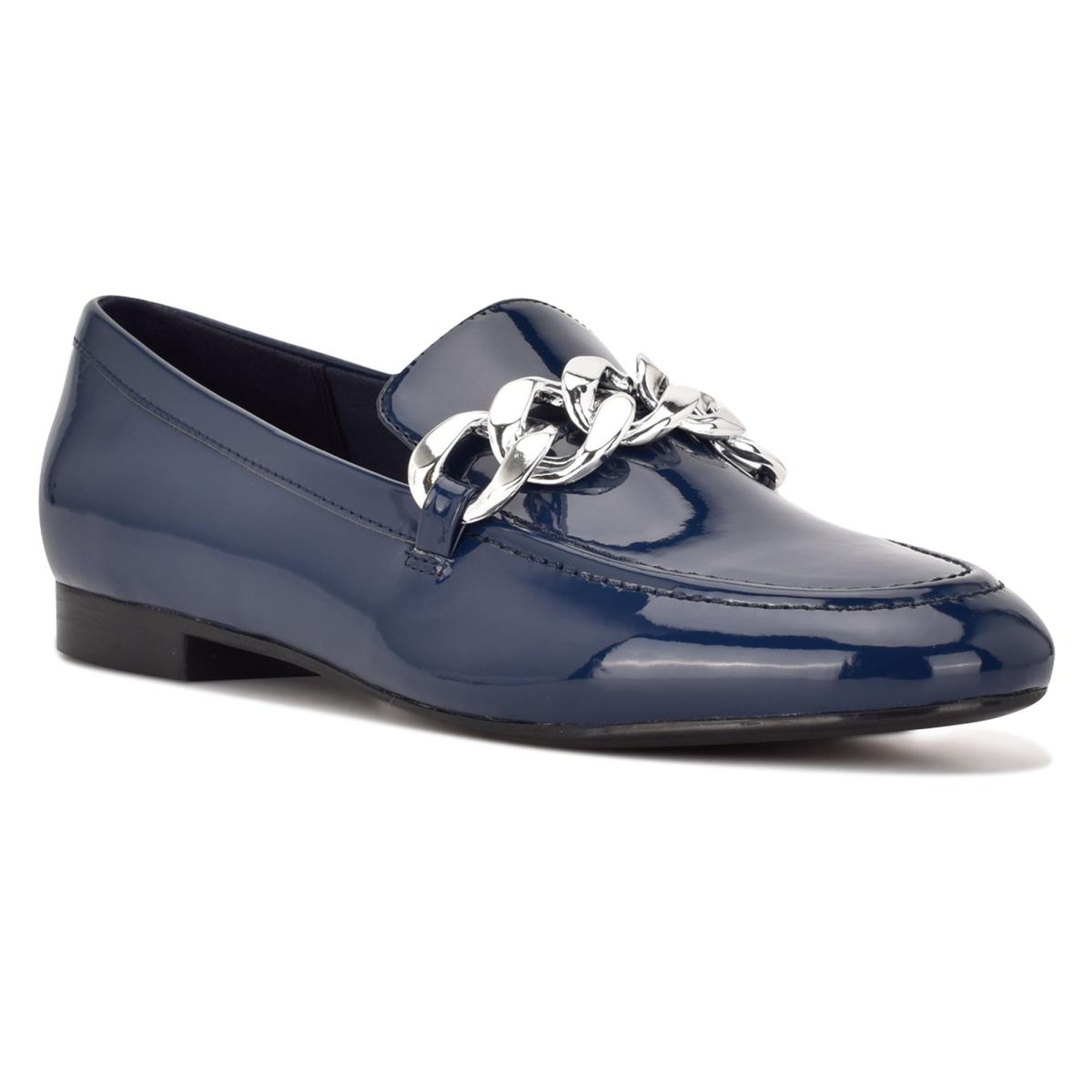 Nine West Chain Slip-On Loafers Damen Blau | 7160BILMO