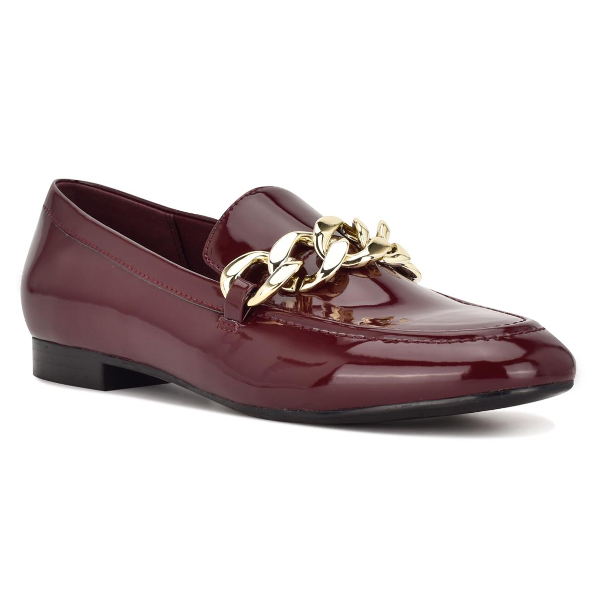 Nine West Chain Slip-On Loafers Damen Rot | 8014QXPRT