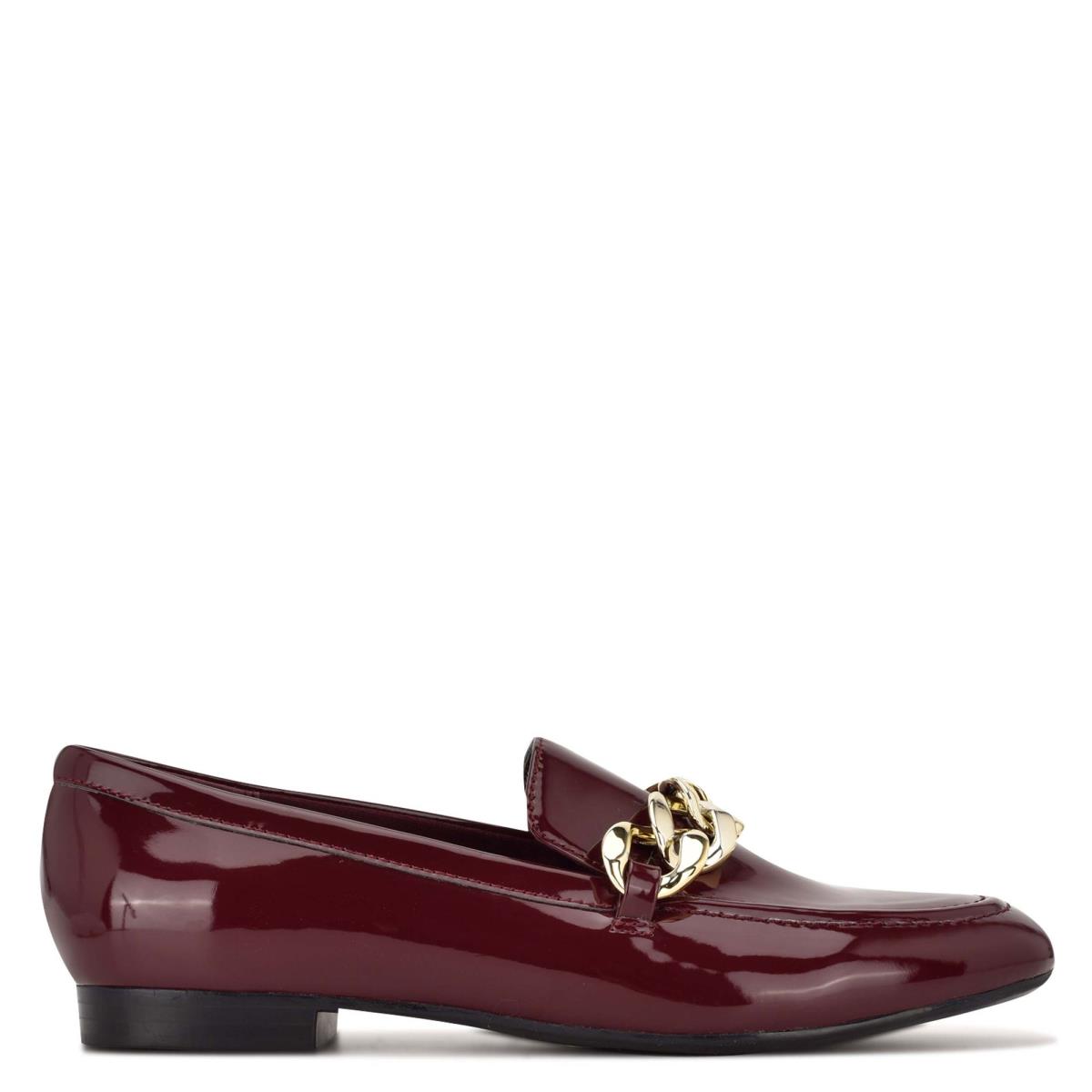 Nine West Chain Slip-On Loafers Damen Rot | 8014QXPRT