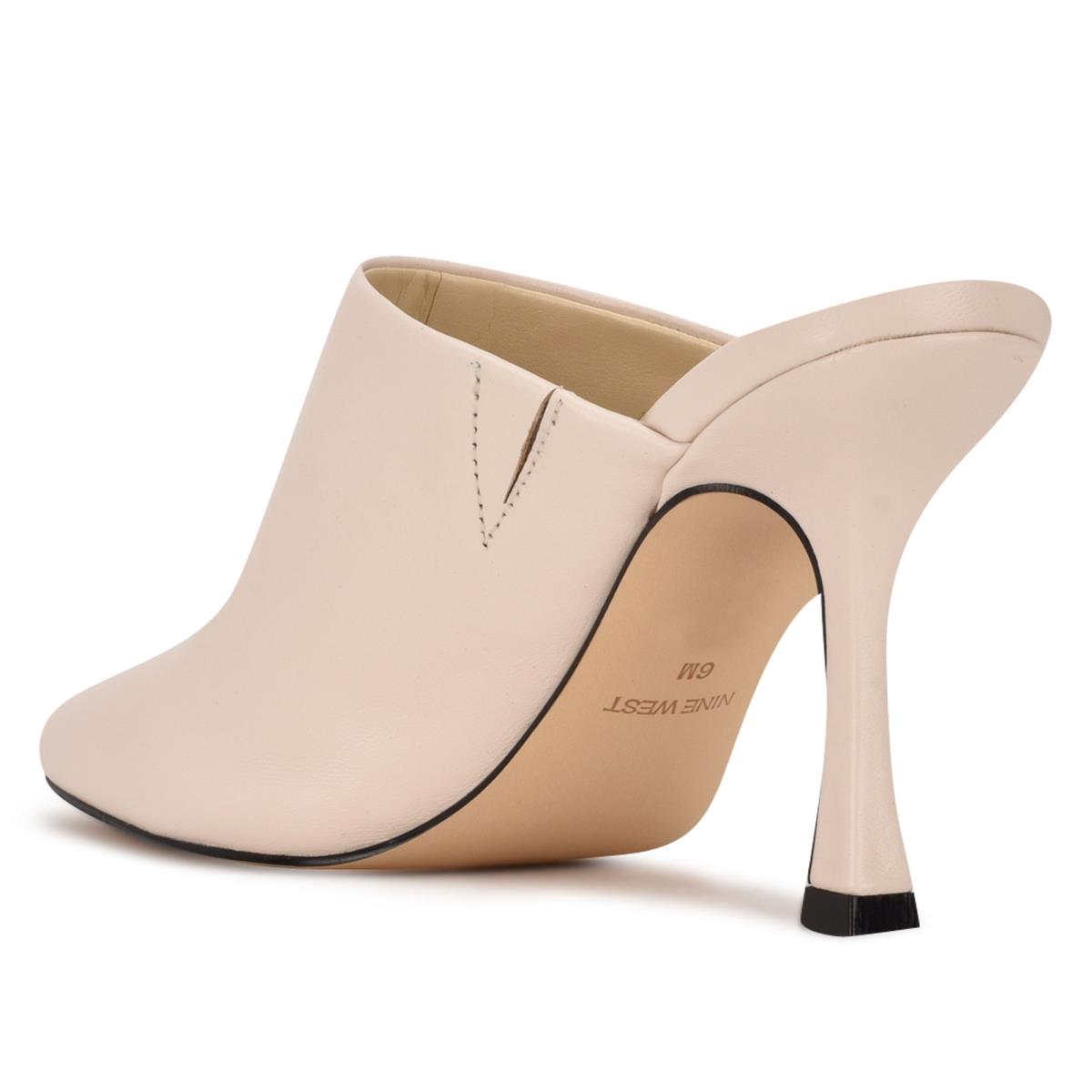 Nine West Ciao Heel Mules Damen Weiß | 0295ADMJL