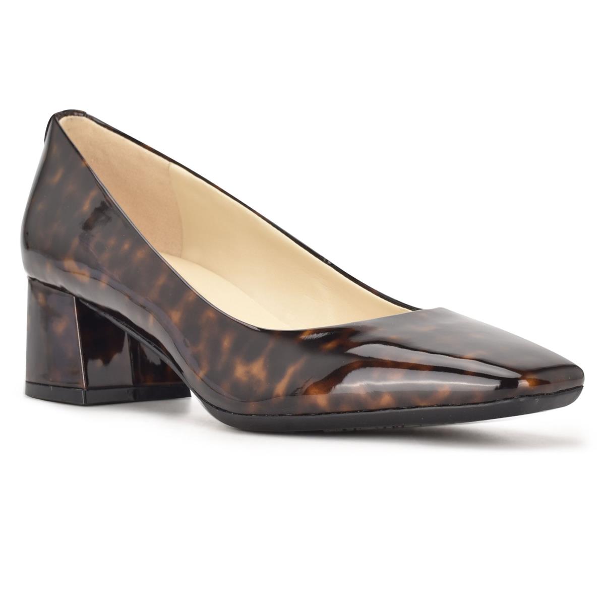 Nine West Cloe 9x9 Block Heel Pumps Damen Kaffee | 4935GIALY