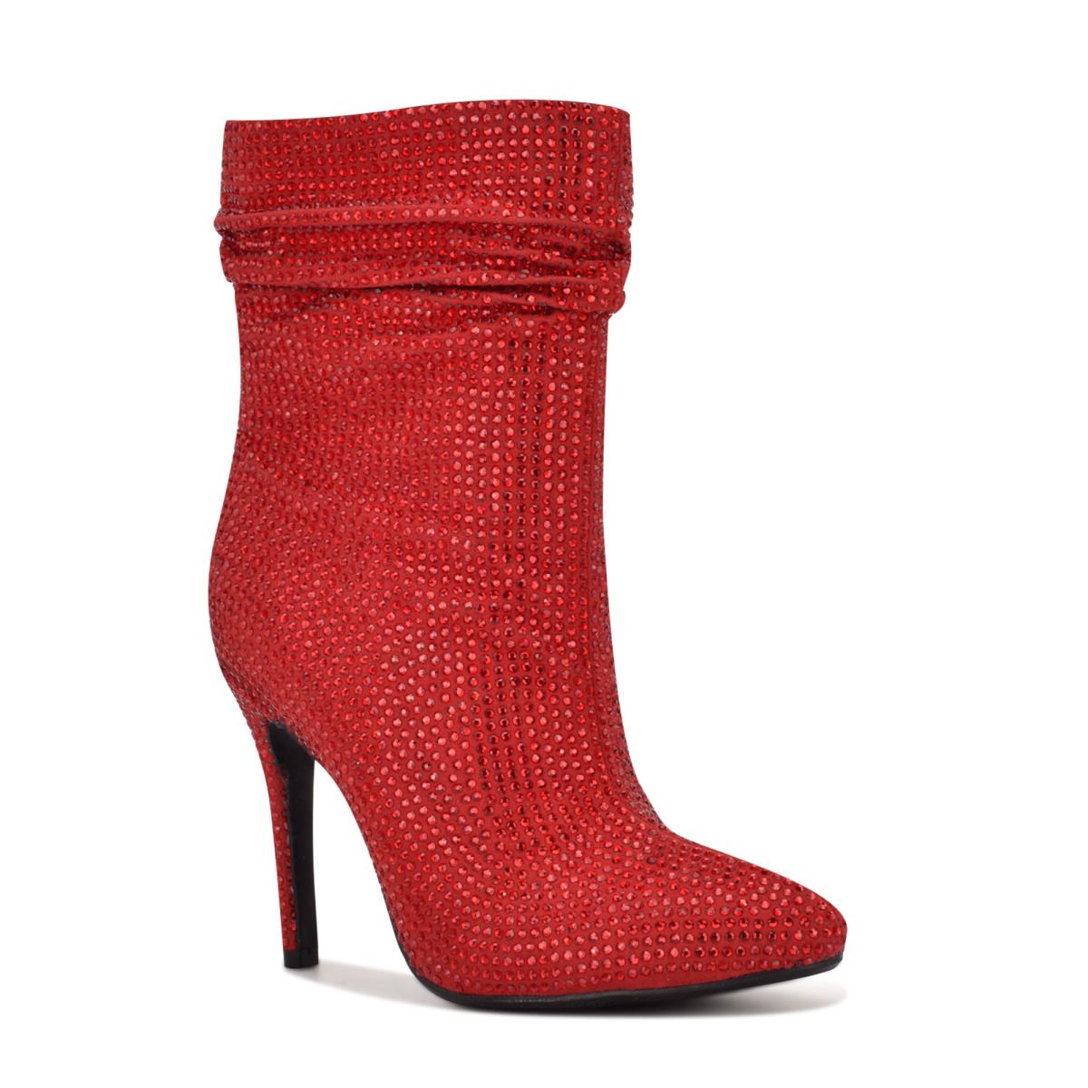 Nine West Dazzle Kleider Stiefeletten Damen Rot | 5497FIHBV