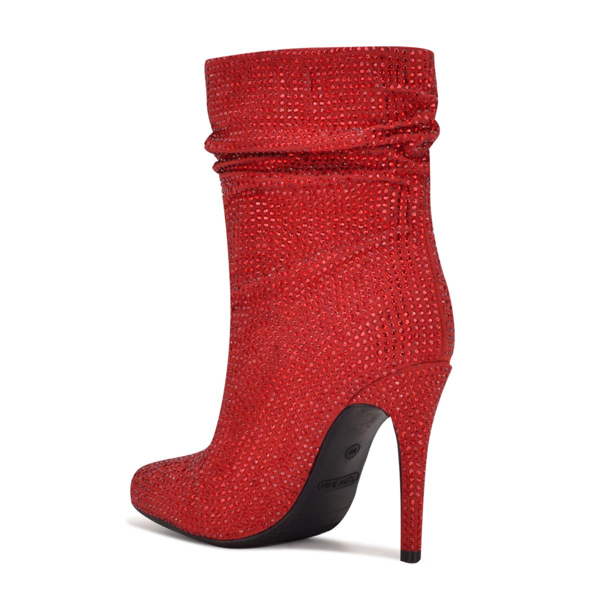 Nine West Dazzle Kleider Stiefeletten Damen Rot | 5497FIHBV