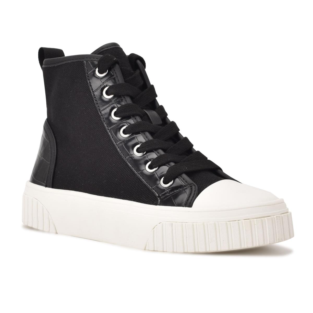 Nine West Dyiane High Top Sneakers Damen Schwarz | 5479GFEXI