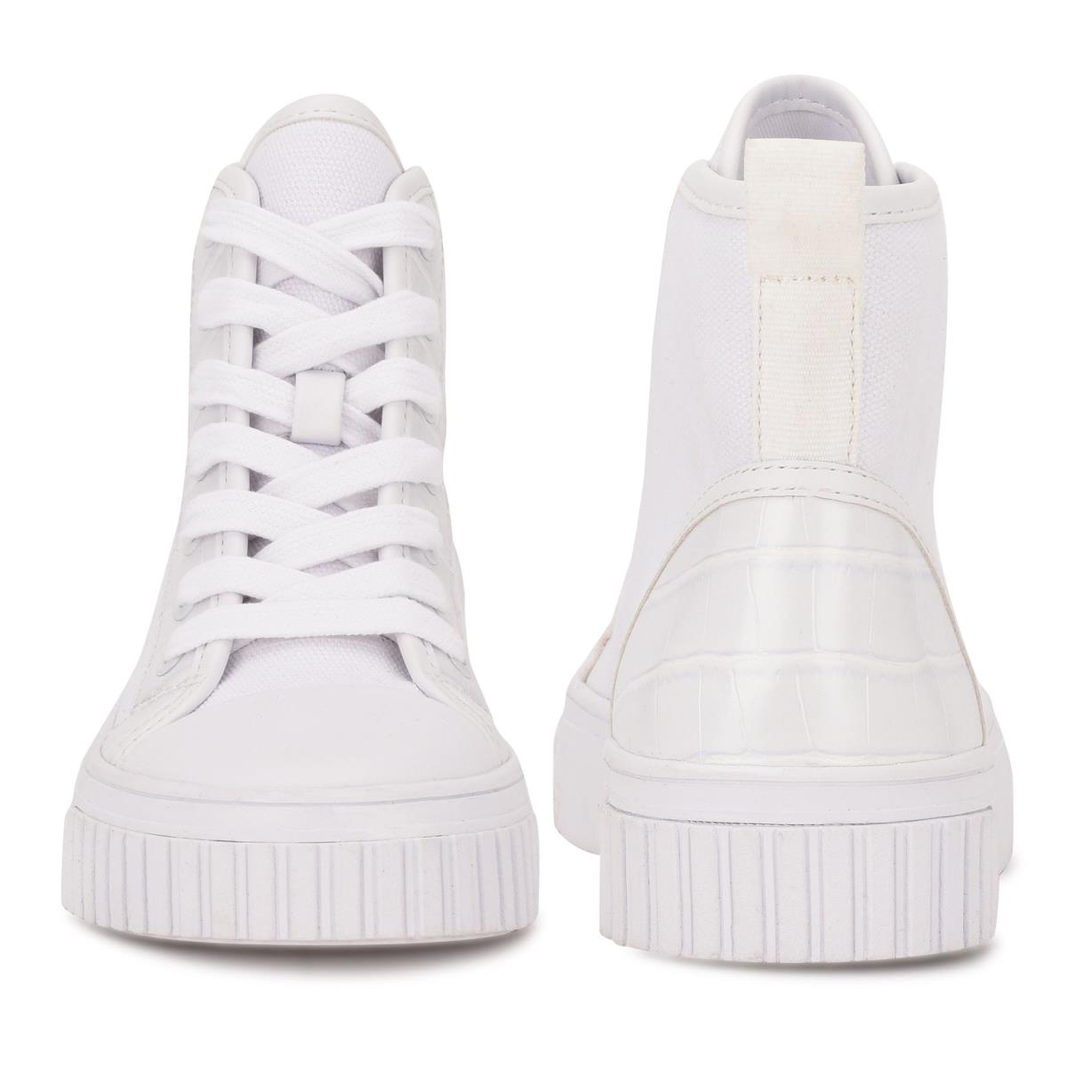 Nine West Dyiane High Top Sneakers Damen Weiß | 7069XSPKB