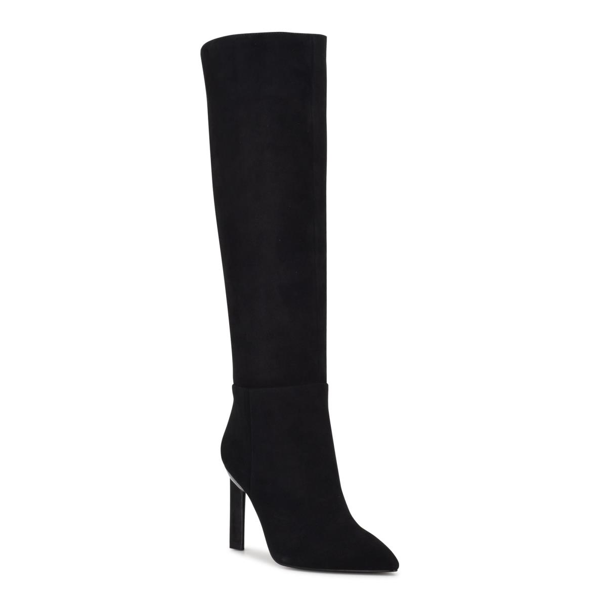 Nine West Eardy Stiefel mit Absatz Damen Schwarz | 2063IQGPD