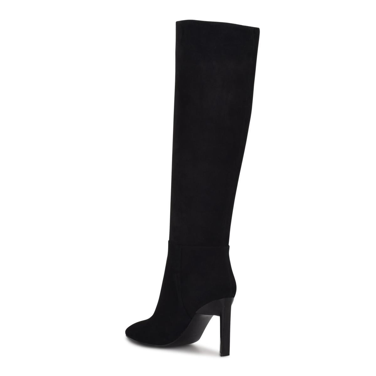 Nine West Eardy Stiefel mit Absatz Damen Schwarz | 2063IQGPD