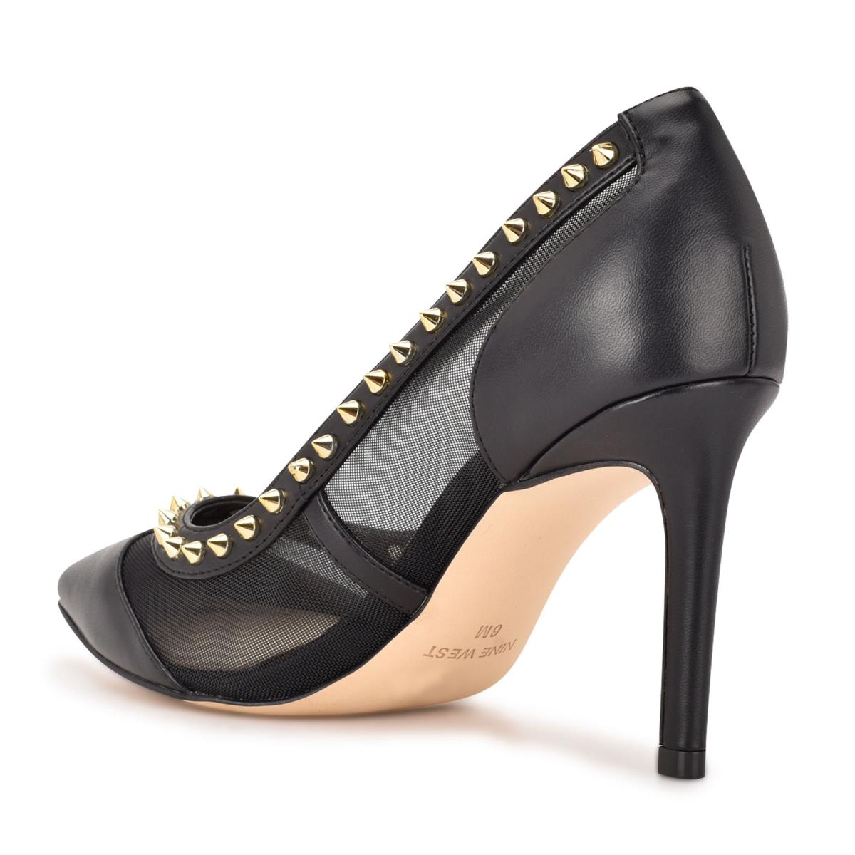 Nine West Erian Pointy Kappe Pumps Damen Schwarz | 5263LUWBO